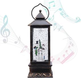 img 4 attached to Декор рождественских фонарей с музыкальным освещением