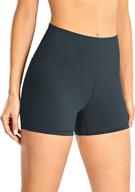 crz yoga womens feeling shorts sports & fitness and australian rules football logo