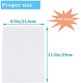 img 2 attached to 400 Pcs A4 Size Translucent Tracing Paper for Artists - Ideal for Pencil, Marker, and Ink Sketching - 8.3 x 11.5 Inch Tracing Pad