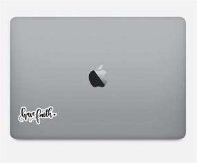 img 1 attached to Inspiring Have Faith Sticker - Vinyl 🌟 Laptop Decal for Phone, Tablet & More - S81834