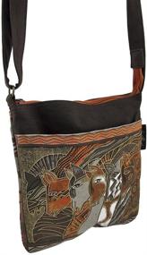 img 4 attached to 👜 Stunning Laurel Burch Crossbody Bag: Moroccan Mares Design – 10 by 10-Inch