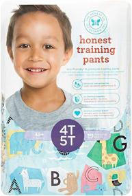 img 3 attached to 🐾 The Honest Company Animal ABCs Disposable Training Pants, Size 4T/5T, 19 ct