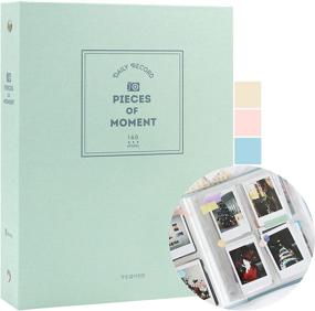 img 4 attached to 📸 B FANCY Mini Polaroid Photo Album with 160 Pockets - Photo Picture Book for Children, Infants, Family - Kpop Photocard Holder Book in Mint Color