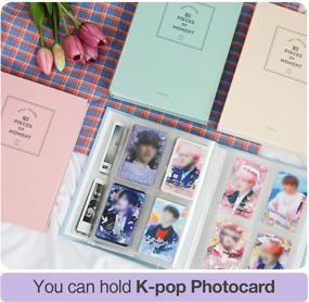 img 3 attached to 📸 B FANCY Mini Polaroid Photo Album with 160 Pockets - Photo Picture Book for Children, Infants, Family - Kpop Photocard Holder Book in Mint Color