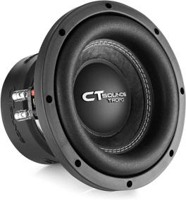 img 4 attached to Мощный и универсальный: CT Sounds TROPO-8-D4 8-дюймовый автомобильный сабвуфер с двойным 4 ом и максимальной выходной мощностью 800 Вт.