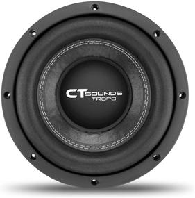 img 3 attached to Мощный и универсальный: CT Sounds TROPO-8-D4 8-дюймовый автомобильный сабвуфер с двойным 4 ом и максимальной выходной мощностью 800 Вт.