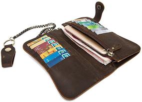 img 3 attached to Retro Leather Wallets: Stylish Truckers Men's Accessories for Wallets, Card Cases & Money Organizers