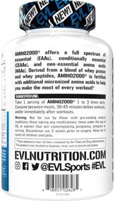 img 1 attached to 💪 Evlution Nutrition Amino 2000 Tablets: Fuel Performance, Recovery, and Muscle Building with 2 Grams of Essential Amino Acids | Keto-Friendly, No Sugar, No Stimulants | 30 Servings