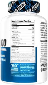 img 3 attached to 💪 Evlution Nutrition Amino 2000 Tablets: Fuel Performance, Recovery, and Muscle Building with 2 Grams of Essential Amino Acids | Keto-Friendly, No Sugar, No Stimulants | 30 Servings