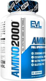 img 2 attached to 💪 Evlution Nutrition Amino 2000 Tablets: Fuel Performance, Recovery, and Muscle Building with 2 Grams of Essential Amino Acids | Keto-Friendly, No Sugar, No Stimulants | 30 Servings