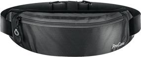 img 4 attached to 👜 ProCase Running Belt Waist Pack: Sweatproof Fanny Pack for iPhone and Smartphones - Ideal for Fitness, Jogging, Hiking, and Sports