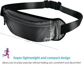 img 3 attached to 👜 ProCase Running Belt Waist Pack: Sweatproof Fanny Pack for iPhone and Smartphones - Ideal for Fitness, Jogging, Hiking, and Sports