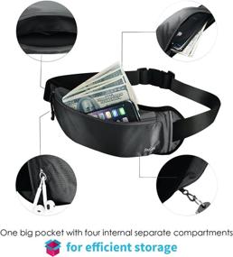 img 2 attached to 👜 ProCase Running Belt Waist Pack: Sweatproof Fanny Pack for iPhone and Smartphones - Ideal for Fitness, Jogging, Hiking, and Sports