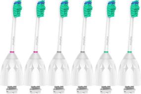 img 4 attached to 🪥 6-Pack Brightdeal Replacement Brush Heads | Compatible with Philips Sonicare Toothbrush Essence Xtreme Elite and Advance HX7022/66