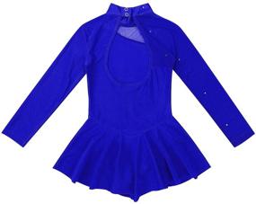 img 1 attached to 👗 Moily Girls' Clothing and Active Skating Gymnastics Skirted Leotard