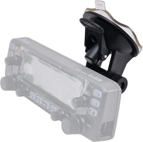 img 4 attached to Secure & Convenient Suction Cup Mount for Mobile Ham Radio Control Panel – ICOM, Kenwood, YAESU, ALINCO