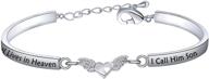 🕊️ lqri memorial jewelry: angel wing charm bracelet - a heartfelt gift for remembering loved ones in heaven logo
