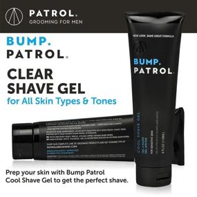 img 2 attached to 🪒 Bump Patrol Cool Shave Gel: Sensitive Clear Shaving Gel With Menthol | Razor Burn, Bumps, Ingrown Hair Prevention - 4 Ounces