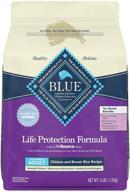 🐶 blue buffalo life protection formula: natural adult toy breed dry and wet dog food - optimal care for small canine companions logo