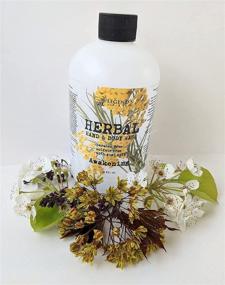 img 1 attached to Legend's Creek Farm Awakening L.S. Liquid Goat Milk Hand Soap and Body Wash - Nourishing Herbs, Calendula, Chamomile, Aloe - Hydrates and Cleanses - Handmade in USA - 18 fl. Oz