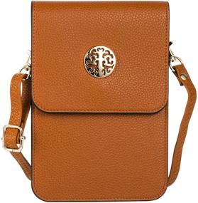 img 2 attached to Almond Women's Handbags & Wallets: PUFER Touch Screen Crossbody