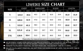 img 1 attached to 👕 LIWEIKE Solid Extended Hipster Sleeve Men's Clothing: Stylish Shirts for Contemporary Fashion