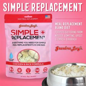 img 1 attached to 🐔 Grandma Lucy's Simple Replacement - Chicken & White Rice 7oz: A Nourishing and Convenient Meal Option