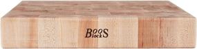 img 3 attached to 🔪 John Boos Block CCB183-S: Reversible Maple Wood End Grain Chopping Block, 18x18x3 – Top-Quality Kitchen Essential