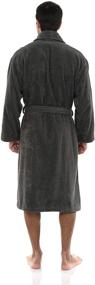 img 3 attached to Luxurious TowelSelections Turkish Bathrobe X Large Castlerock - Ultimate Comfort and Style