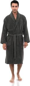 img 2 attached to Luxurious TowelSelections Turkish Bathrobe X Large Castlerock - Ultimate Comfort and Style