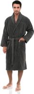 luxurious towelselections turkish bathrobe x large castlerock - ultimate comfort and style logo