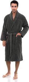 img 4 attached to Luxurious TowelSelections Turkish Bathrobe X Large Castlerock - Ultimate Comfort and Style