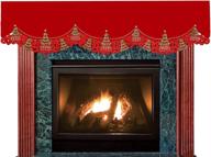 🎄 grelucgo festive christmas mantel decorations for holidays логотип