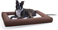 k&amp;h pet products deluxe lectro-soft outdoor heated bed with bolster: ultimate comfort for your beloved pet logo