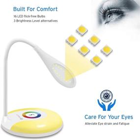 img 2 attached to 💡 Etekcity LED Desk Lamp: Eye-Caring Table Lamp with USB Charging & 3 Brightness Levels