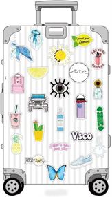 img 1 attached to 🌈 Vibrant 50-Pack VSCO Stickers: Cute, Waterproof Vinyl Decals for Teens Girls - Ideal for Water Bottles, Laptops, Phones & Travel