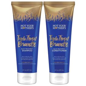 img 4 attached to 💇 Not Your Mother's Triple Threat Shampoo and Conditioner: 8oz Duo Pack (1 of each) for All Hair Types