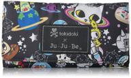 💰 jujube be rich space place tri-fold wallet with snap enclosure logo