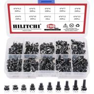 hilitchi 200 pcs assorted tactile momentary switches kit logo