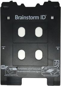 img 3 attached to 🖨️ Inkjet PVC Card Tray for Canon PIXMA TS80XX, TS81XX, TS90XX, TS91XX Series Printers (Canon M Tray Printers) - Optimized by Brainstorm ID