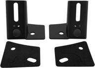 🚙 gs power a pillar windshield hinge mount brackets for 2007-2018 jeep wrangler jk - compatible with auxiliary off-road led, hid, or halogen fog & work light mounting logo