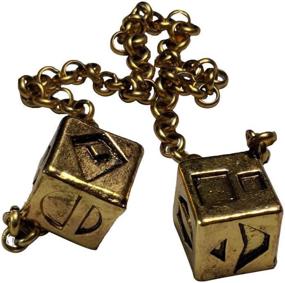 img 4 attached to Han Solo Smuggler's Dice Set in Weathered Antique Metal with Authentic Box