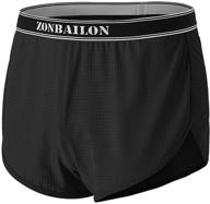 zonbailon pajama sleep shorts running men's clothing for sleep & lounge logo