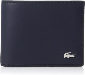 img 4 attached to Lacoste Men's Small Billfold Black: Stylish Accessory for Organizing Cards and Money