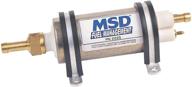 efficient and powerful: msd 💪 high pressure electric fuel pump, 43 gph logo