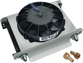 img 1 attached to 🔧 Enhanced Performance Hyper-Cool Remote Engine/Transmission Cooler by Derale - 15960