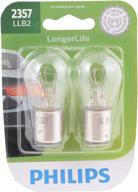 🔆 enhance safety and durability with philips automotive lighting 2357 longerlife miniature bulb, 2 pack (2357llb2) logo