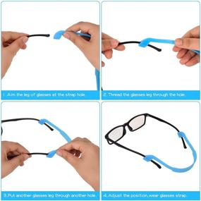 img 2 attached to 👶 Silicone Eyeglasses Sunglasses Retainer for Toddlers