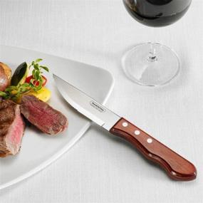 img 1 attached to 🍖 Tramontina 8-piece Porterhouse Steak Knife Set - Stainless Steel Edge with Riveted Polywood Handles (Model 80009/576DS)