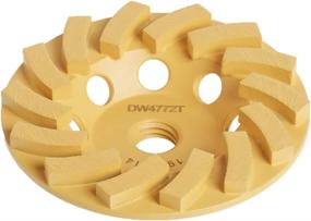 img 2 attached to DEWALT Diamond Cup Grinding Wheel, 4-Inch (DW4772T): Ultimate Precision and Long-Lasting Performance